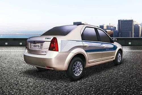 Mahindra E Verito Right Side Rear View Mahindra E Verito Right Side Rear View