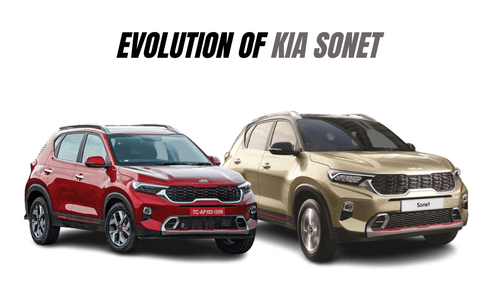 Evolution of New Kia Sonet Facelift from its previous generations Evolution of New Kia Sonet Facelift from its previous generations
