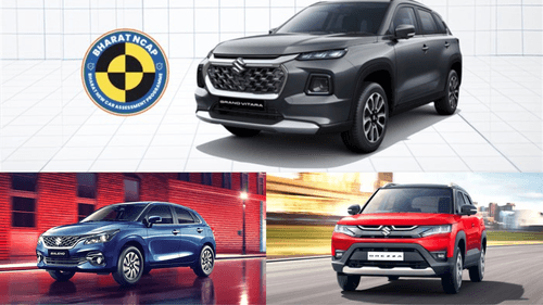 Maruti Brezza, Baleno, and Grand Vitara to go for BNCAP crash testing. Maruti Brezza, Baleno, and Grand Vitara to go for BNCAP crash testing.