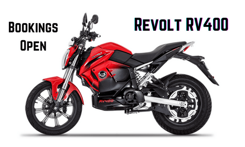 Revolt Motors, The Next-Gen Mobility Company, Opens Bookings for Electric Motorcycle RV400