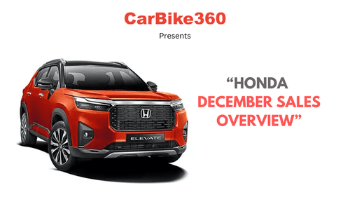 Honda Cars Sales in December 2023 | Overview on Domestic Sales and Export