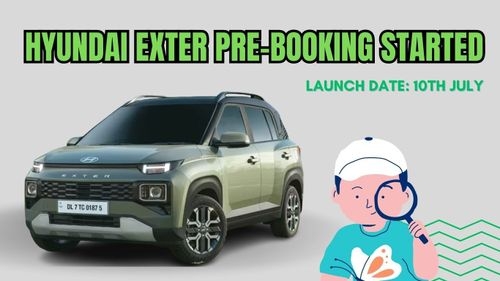 Hyundai Exter Pre-booking start and is about to launch on July 10th Hyundai Exter Pre-booking start and is about to launch on July 10th