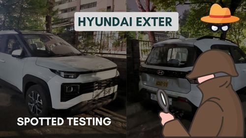New Hyundai Exter spotted testing on the Road | Check how it looks New Hyundai Exter spotted testing on the Road | Check how it looks