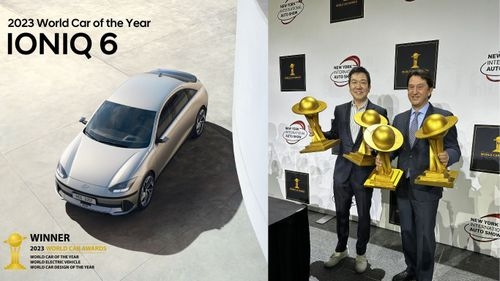 न्यूयॉर्क ऑटो शो में 'वर्ल्ड कार ऑफ द ईयर' जीतने के लिए Hyundai IONIQ 6 इलेक्ट्रिक चार्ज! न्यूयॉर्क ऑटो शो में 'वर्ल्ड कार ऑफ द ईयर' जीतने के लिए Hyundai IONIQ 6 इलेक्ट्रिक चार्ज!