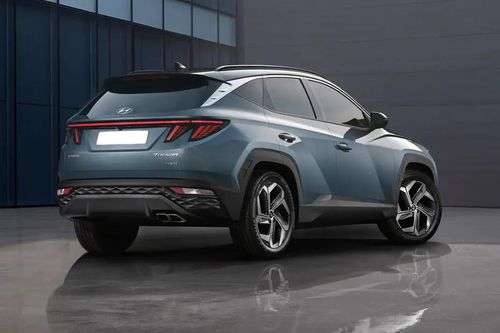 Hyundai-Tucson Right Side Rear View Hyundai-Tucson Right Side Rear View