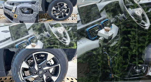 Tata Punch EV Interior, Exterior Spied: New alloys, steering and features Tata Punch EV Interior, Exterior Spied: New alloys, steering and features