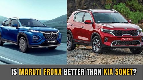 Maruti Suzuki Fronx vs Kia Sonet Maruti Suzuki Fronx vs Kia Sonet
