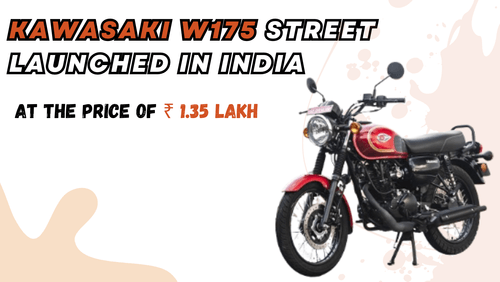 Kawasaki W175 Street Launched at IBW 2023 at the Price of 1.35 Lakhs