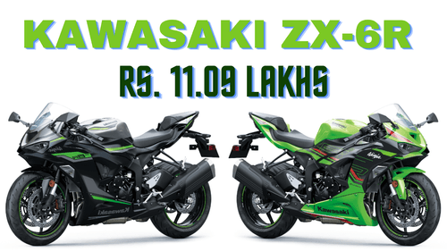 Kawasaki ZX-6R Launched at RS. 11.09 Lakhs in India
