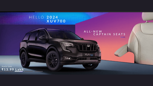 Mahindra Launches 2024 XUV700: Gets 6 Seater Option, Ventilated Seats & More