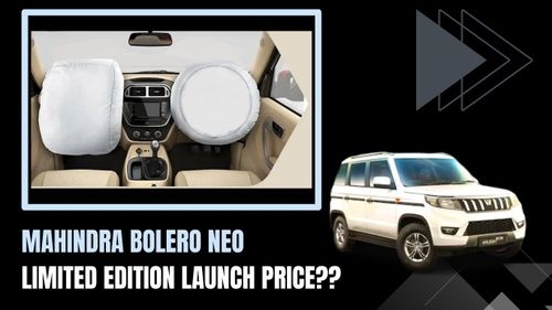 Mahindra Bolero Neo Limited Edition launch price in India start at 11.50 lakh Mahindra Bolero Neo Limited Edition launch price in India start at 11.50 lakh