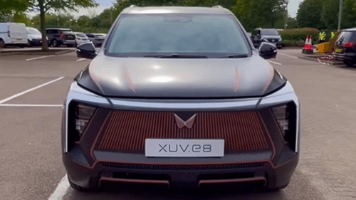 Mahindra XUV.E8 Electric SUV, Modeled After XUV700: Production-Ready Form Revealed