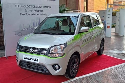 Maruti Suzuki Wagon R flex fuel prototype will be at display in Delhi Maruti Suzuki Wagon R flex fuel prototype will be at display in Delhi