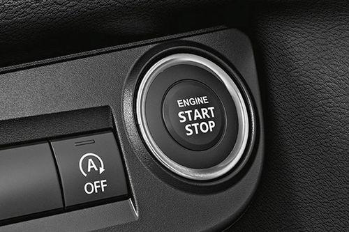 Engine push start stop button with smart key