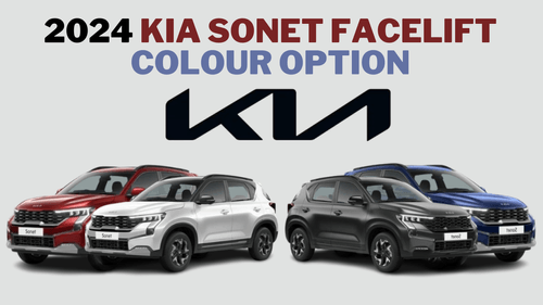 2024 Kia Sonet Facelift Colour Option Revealed: Gets Monotone, Dualtone & Matte Colour