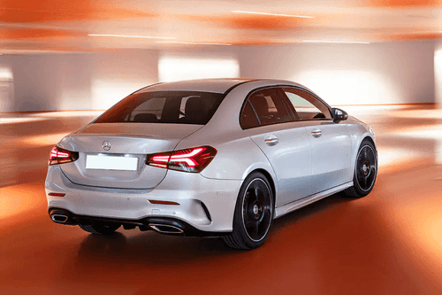 Mercedes-Benz A-Class Limousine Right Side Rear View Mercedes-Benz A-Class Limousine Right Side Rear View