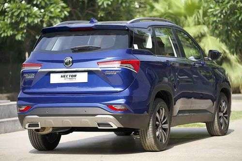 MG Hector Plus Right Side Rear View MG Hector Plus Right Side Rear View