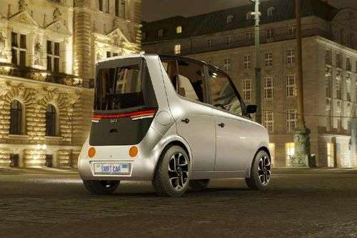 PMV Electric EaS-E Right Side Rear View (White) PMV Electric EaS-E Right Side Rear View (White)