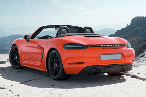 Porsche 718 Left Side Rear View Porsche 718 Left Side Rear View