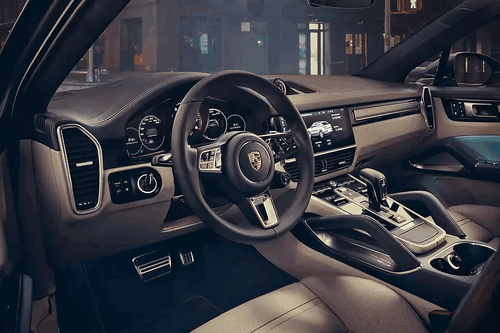 Porsche Cayenne Coupe Dashboard