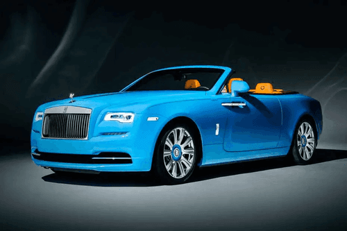 Rolls-Royce Dawn Left Side Front View Rolls-Royce Dawn Left Side Front View