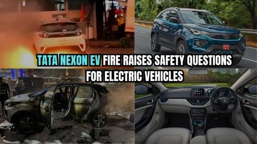 बिजली का झटका: Tata Nexon EV आग की लपटों में घिर गया बिजली का झटका: Tata Nexon EV आग की लपटों में घिर गया