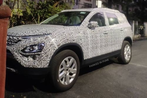  2023 Tata Safari top variant with ADAS feature spotted