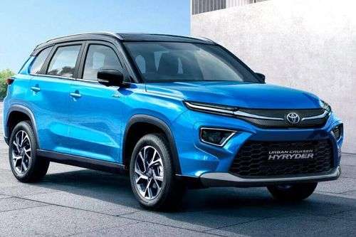 Toyota Urban Cruiser hyryder right side view Toyota Urban Cruiser hyryder right side view
