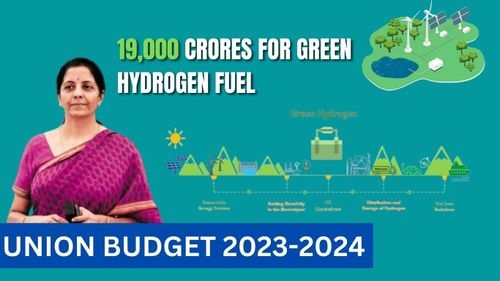 In Budget 2023-2024 FM proposes Rs 19,700 crores for Green Hydrogen Fuel In Budget 2023-2024 FM proposes Rs 19,700 crores for Green Hydrogen Fuel