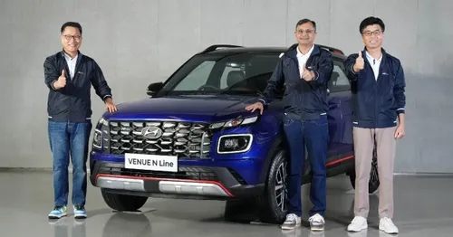 Hyundai Venue N-Line Launched in India; priced at Rs. 12.16 Lakh Hyundai Venue N-Line Launched in India; priced at Rs. 12.16 Lakh
