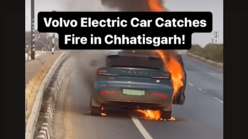 Survivor's Story: Volvo C40 Recharge Electric Owner Escapes safely from Fire