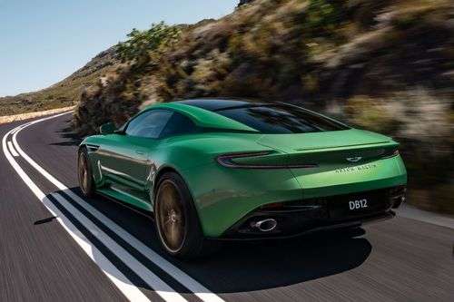 Aston Martin DB12 Left Side Rear View Aston Martin DB12 Left Side Rear View