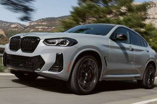 BMW X4 Left Side Front View BMW X4 Left Side Front View