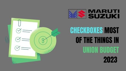 मारुति सुजुकी यूनियन बजट 2023 से काफी संतुष्ट है मारुति सुजुकी यूनियन बजट 2023 से काफी संतुष्ट है