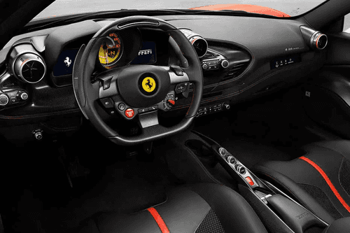 Ferrari F8 Tributo Dashboard Ferrari F8 Tributo Dashboard