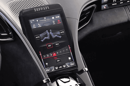 Ferrari Roma Infotainment System Main Menu Ferrari Roma Infotainment System Main Menu