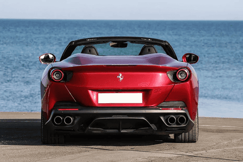 Ferrari Portofino Rear View Ferrari Portofino Rear View