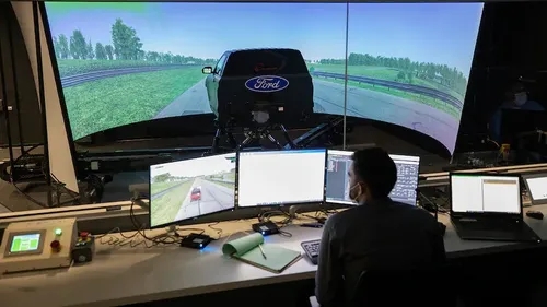 Ford's New Multi-Million Dollar DiM250 Dynamic Driving Simulator: Helping to Develop Better Vehicles