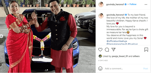 Did Govinda's Wife Sunita Get BMW 3 Series Gran Limousine?