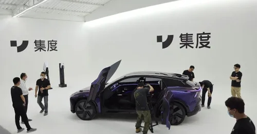 First 'Robot' Car Unveiled by Baidu's EV unit, Jidu First 'Robot' Car Unveiled by Baidu's EV unit, Jidu