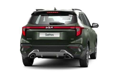 Kia Seltos Facelift Rear View Kia Seltos Facelift Rear View