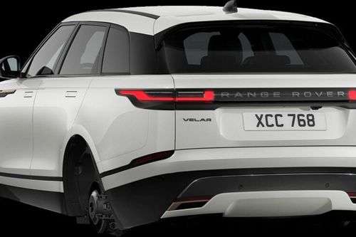 Land Rover Range Rover Velar Rear Side Exterior View Land Rover Range Rover Velar Rear Side Exterior View