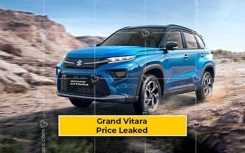 Maruti Suzuki Grand Vitara SUV Price in India Leaked Before Launch - 2022 Vitara IMAGE GALLERY Maruti Suzuki Grand Vitara SUV Price in India Leaked Before Launch - 2022 Vitara IMAGE GALLERY