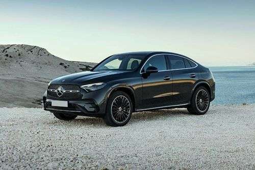 Mercedes-Benz GLC Coupe 2024 Front Left Side View Mercedes-Benz GLC Coupe 2024 Front Left Side View