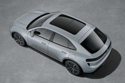 Porsche Macan EV Top View Porsche Macan EV Top View
