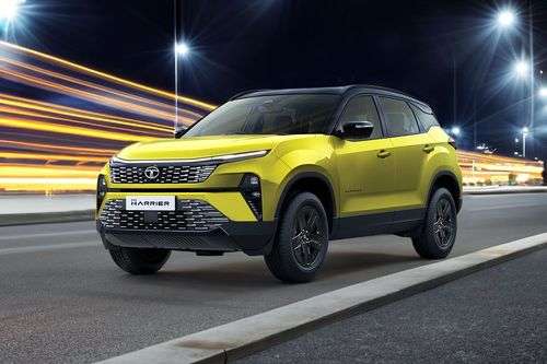 Tata Harrier Facelift Left Side Front View Tata Harrier Facelift Left Side Front View