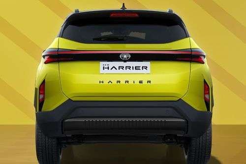 Tata Harrier Facelift Rear View Tata Harrier Facelift Rear View