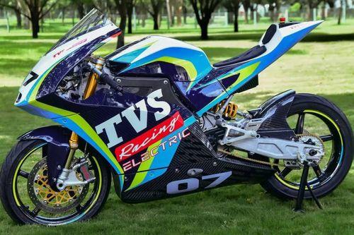 TVS Racing Electric Left Side View