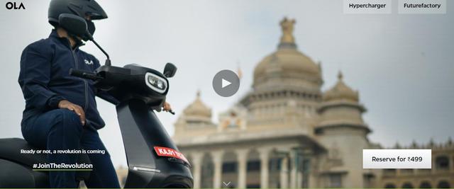 Ola Electric Scooter available for booking at Rs 499
