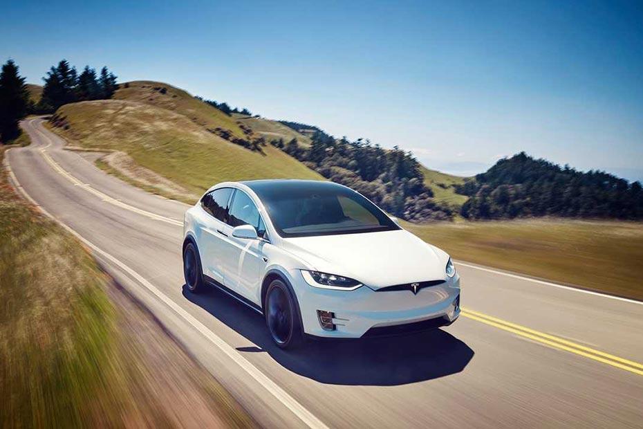 Tesla Model X Right Side Front View Tesla Model X Right Side Front View